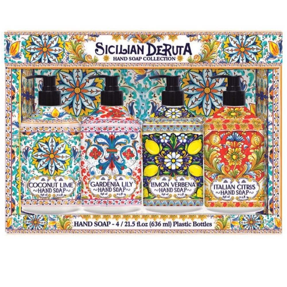 Sicilian Deruta Hand Soap (set of 4) - Picture 1 of 1